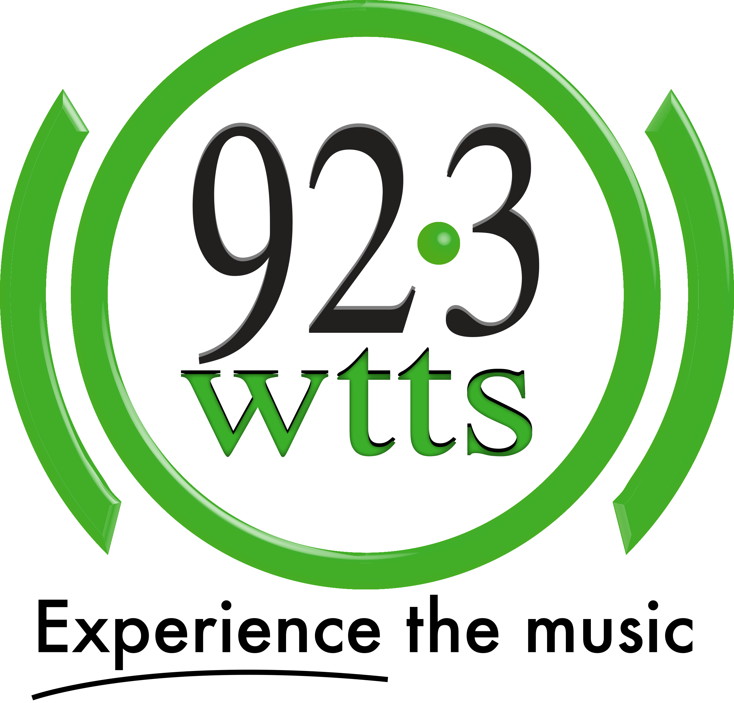 92.3 WTTS FM logo (opens in new window)